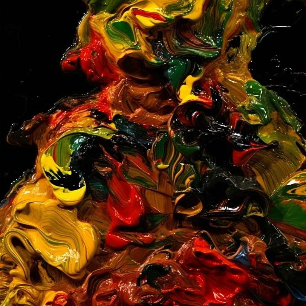 Impossible Painting Dry Brush Oil Abstract Involving 62