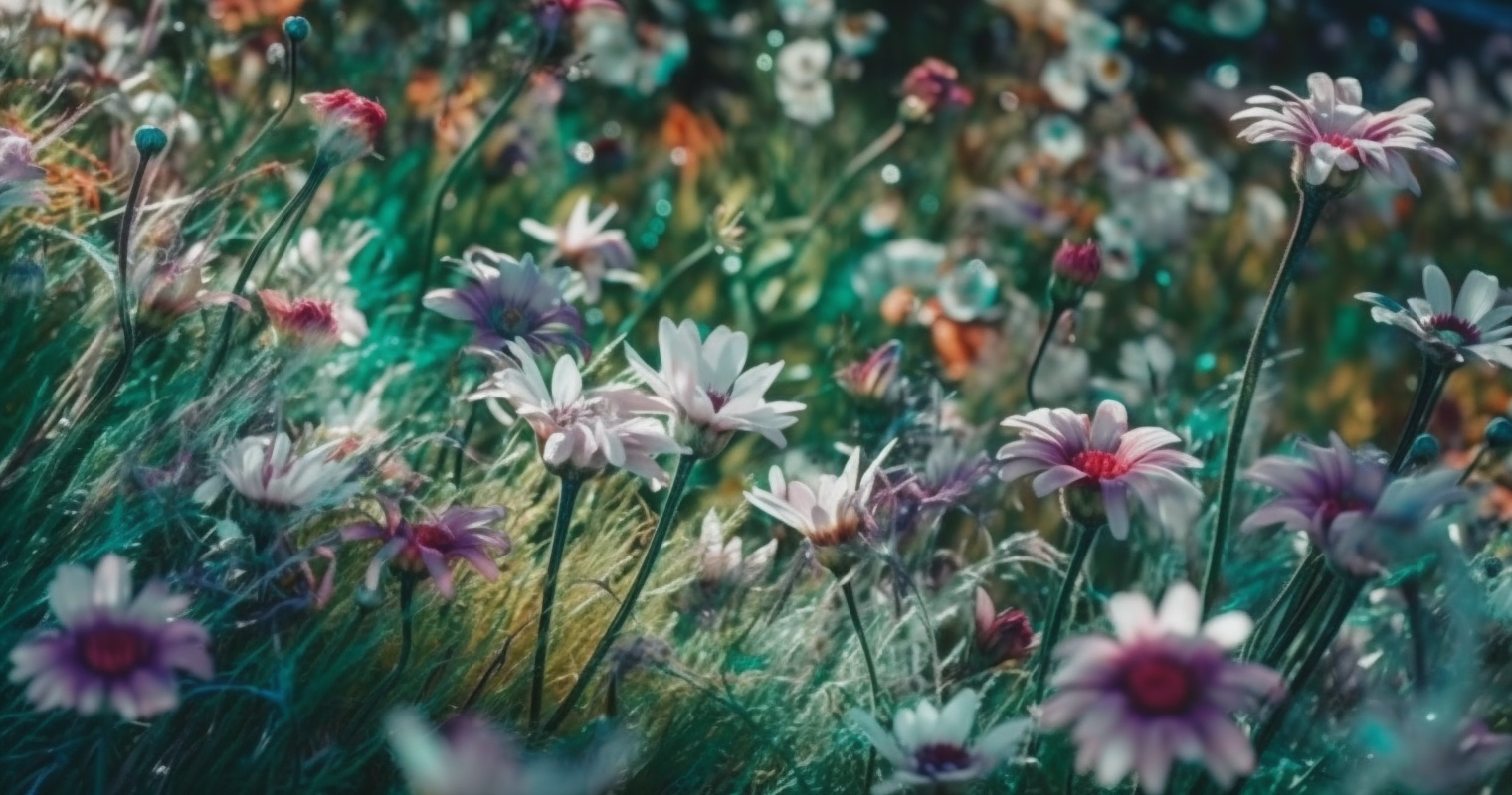 A Beautiful Shot Of Colorful Flowers Falling On Some 13