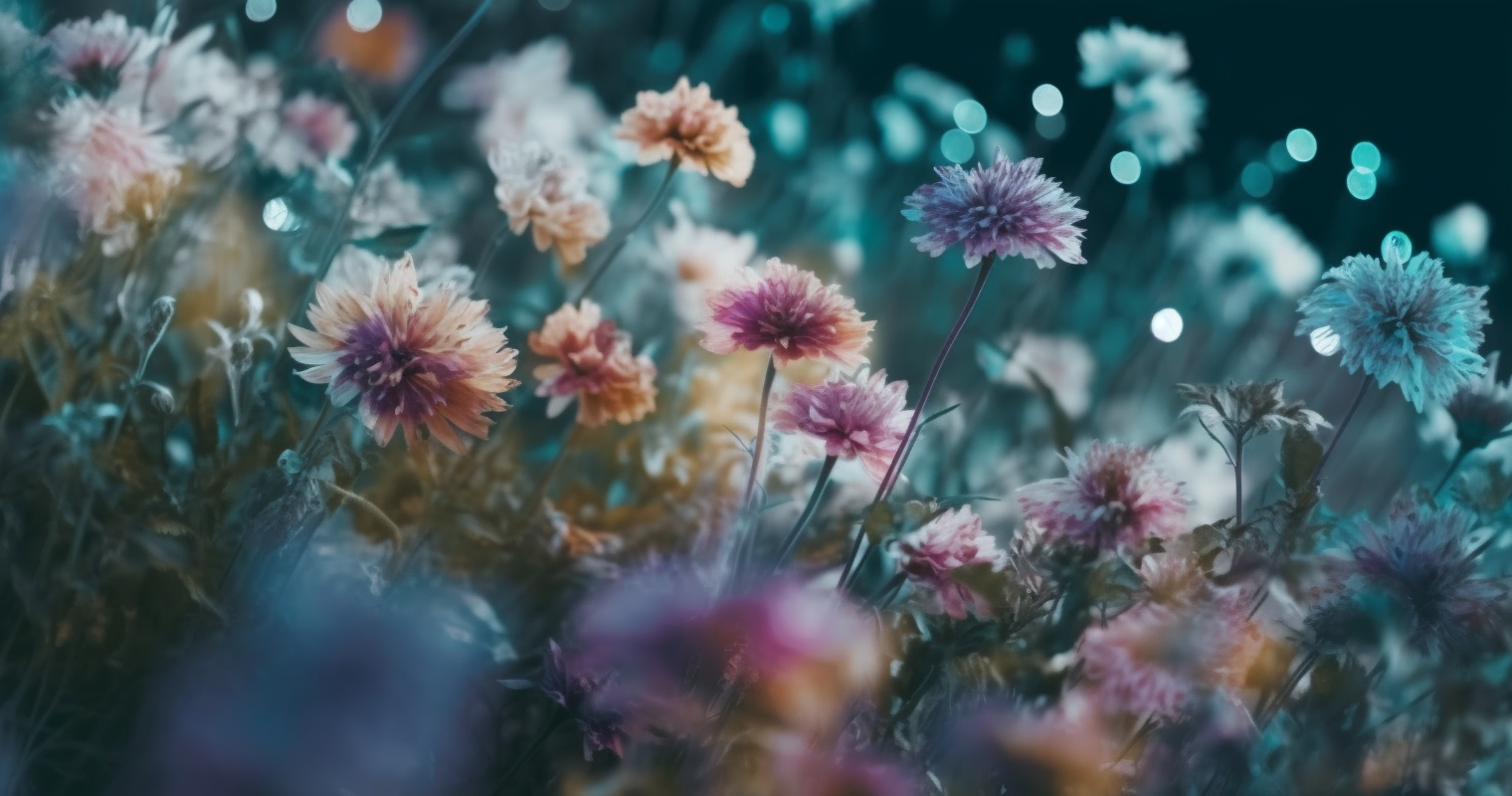 A Beautiful Shot Of Colorful Flowers Falling On Some 14