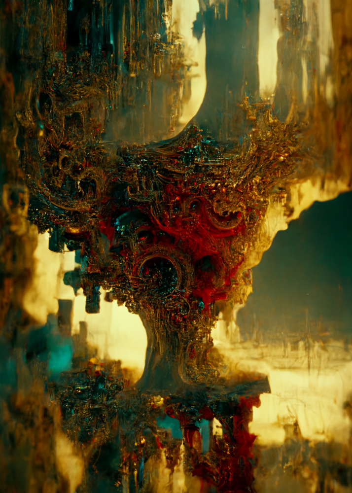 Fractal Lichtenberg Selenite Colour Detailed Subsurfa1