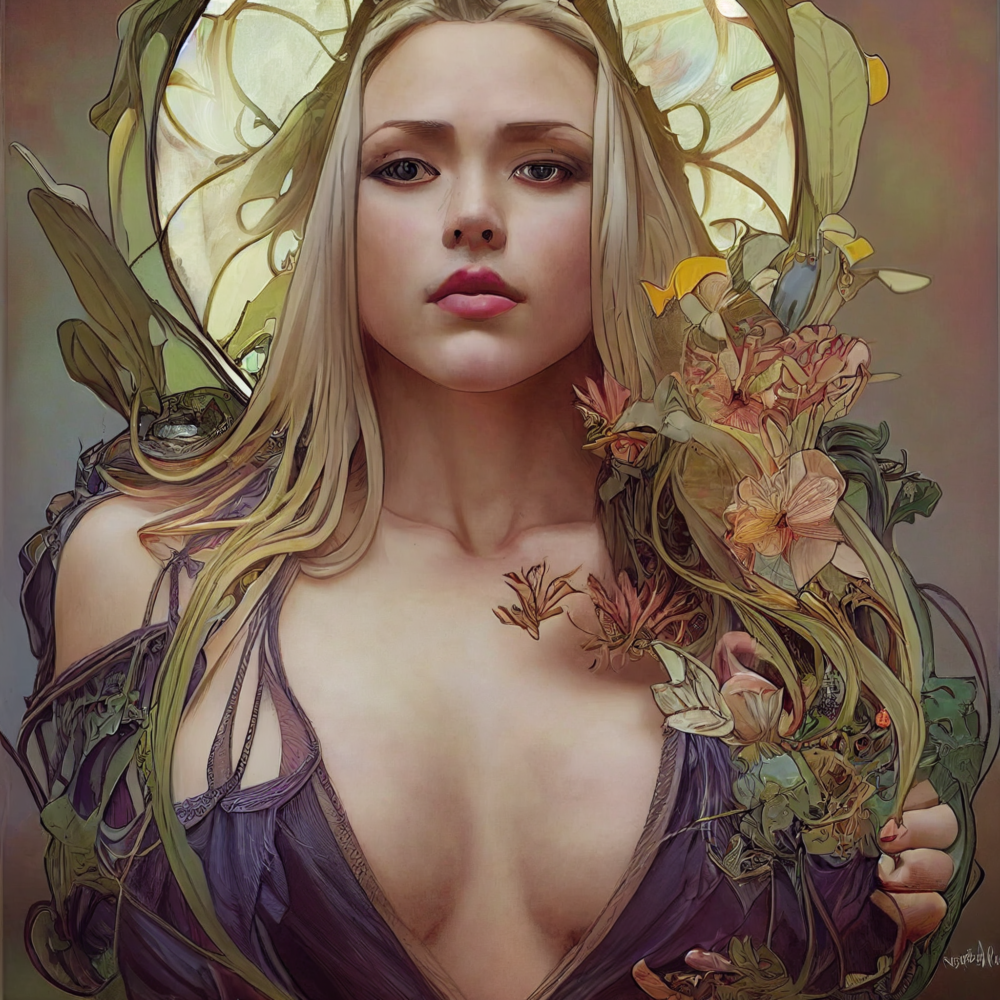 Art By Artgerm And Greg Rutkowski And Alphonse Mucha 11