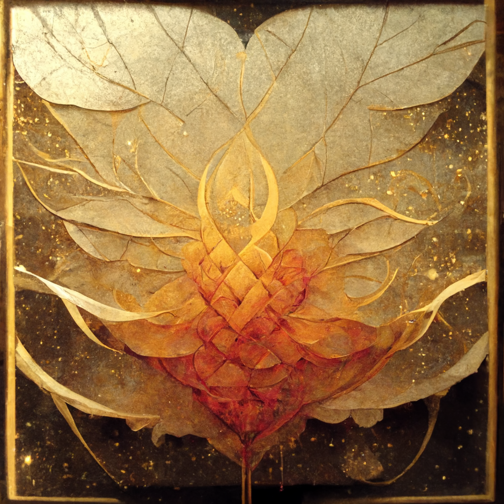 revelational art sigil_perfect_wedding_vellum_gold_leaf_infinity2