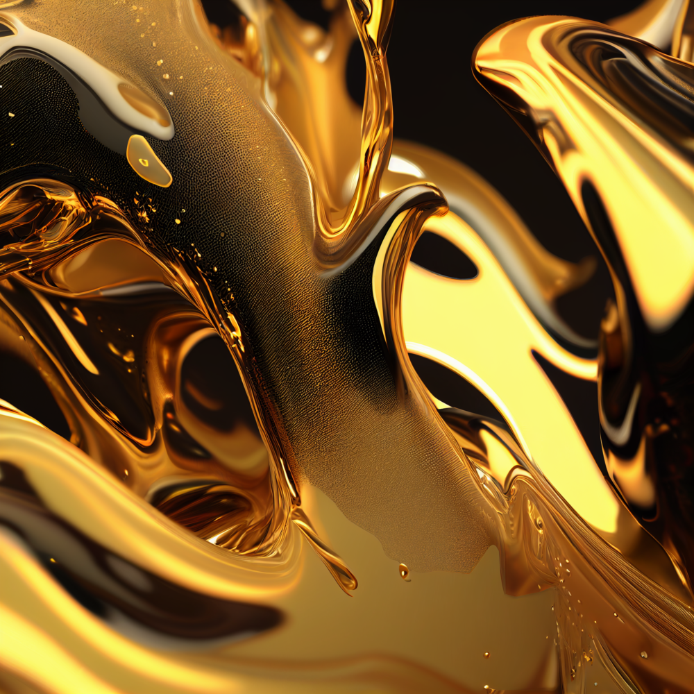 8k Octane Render Abstract Gold1