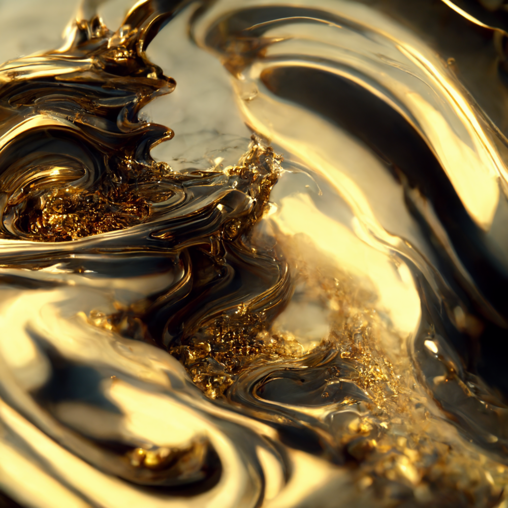 8k Octane Render Abstract Gold4