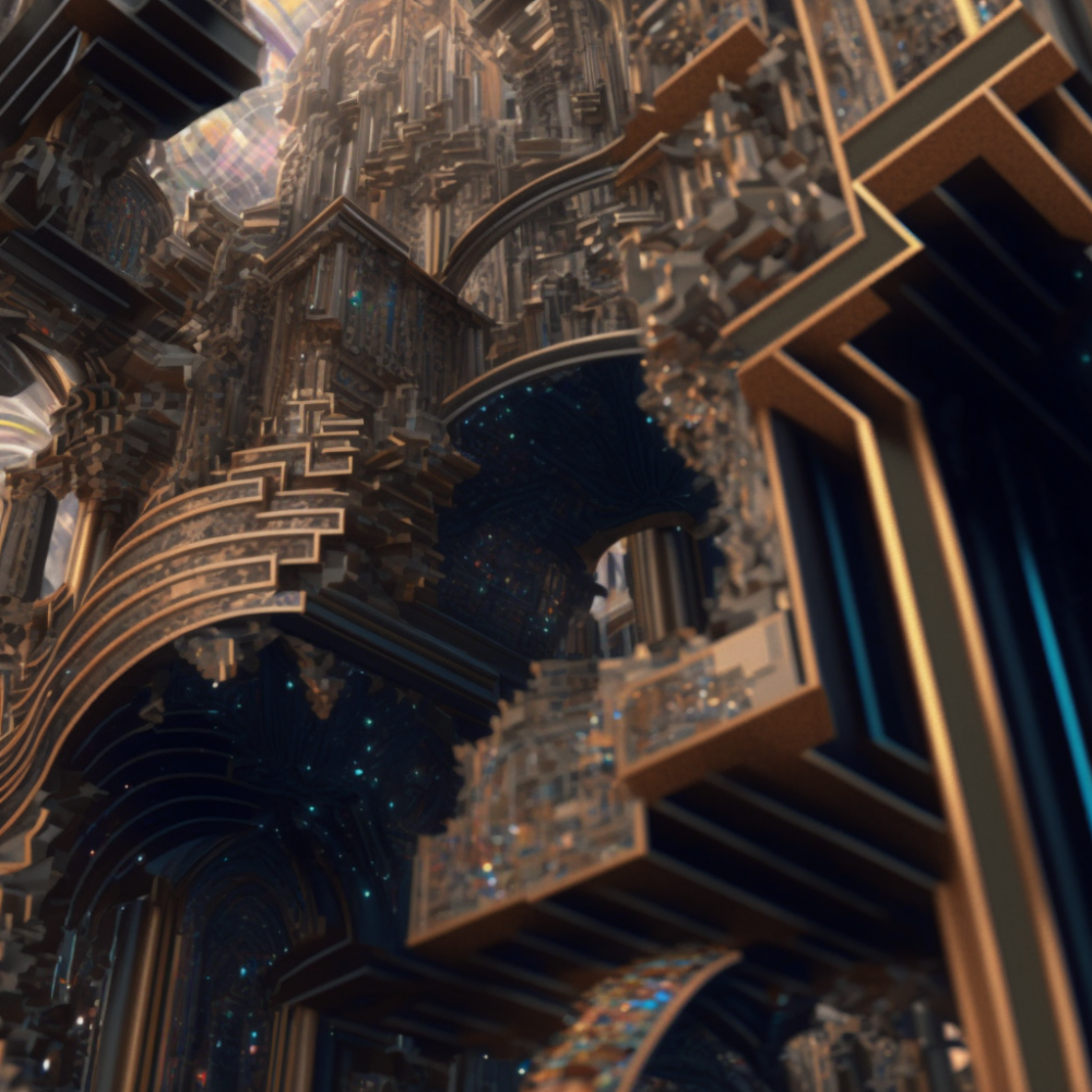 8k Unreal Render Abstract Medieval Architecture Bismu6