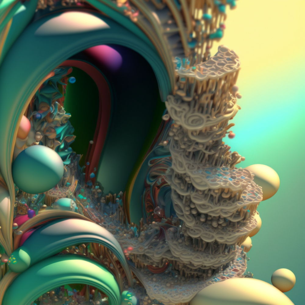 Octane Render 8k Paper Art Organic Highly Detailed Ma3