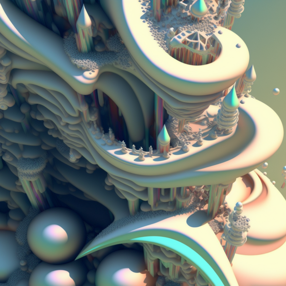 Octane Render 8k Isometric Paper Art Organic Highly D4