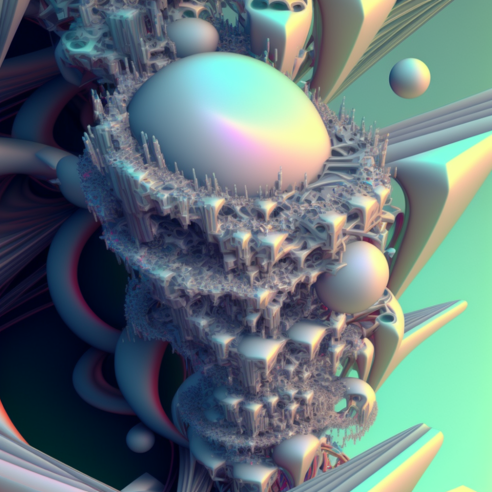 Octane Render 8k Isometric Paper Art Organic Highly D5