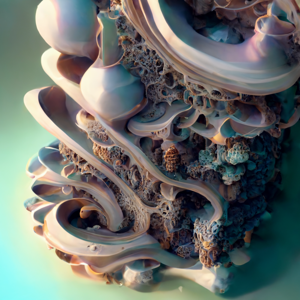 Octane Render 8k Isometric Paper Art Organic Highly D7