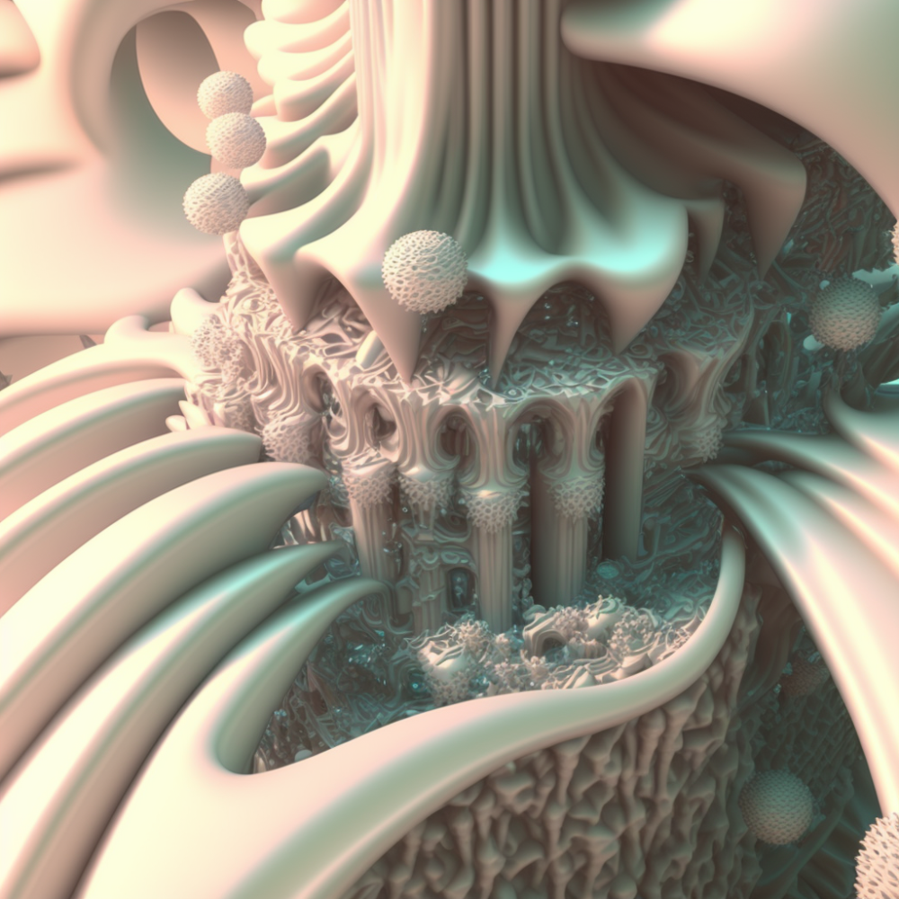 Octane Render 8k Paper Art Organic Highly Detailed Ma5