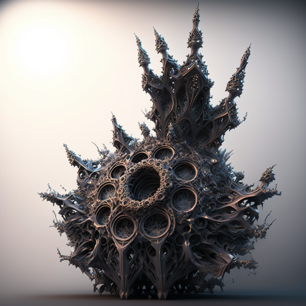 Sculpting Unreal Engine Fractal Render3