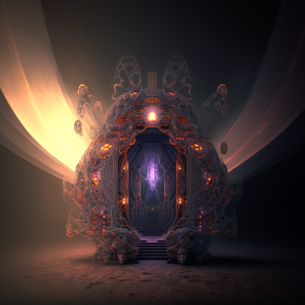 Objects Glowing Abstract Octane Render 8k Highly Deta1