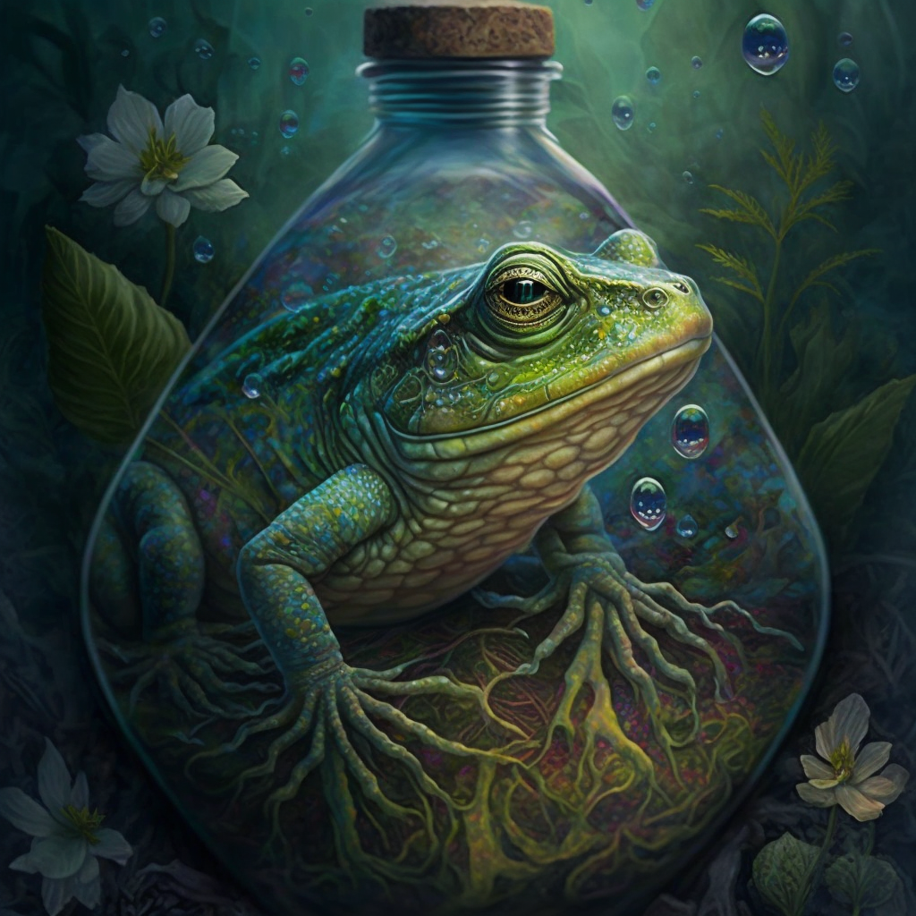 revelational art frog_medicine_dreaming1