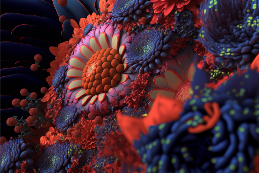 Fractaline Octane 8k Render Flowers Moebius Jaime Jas1