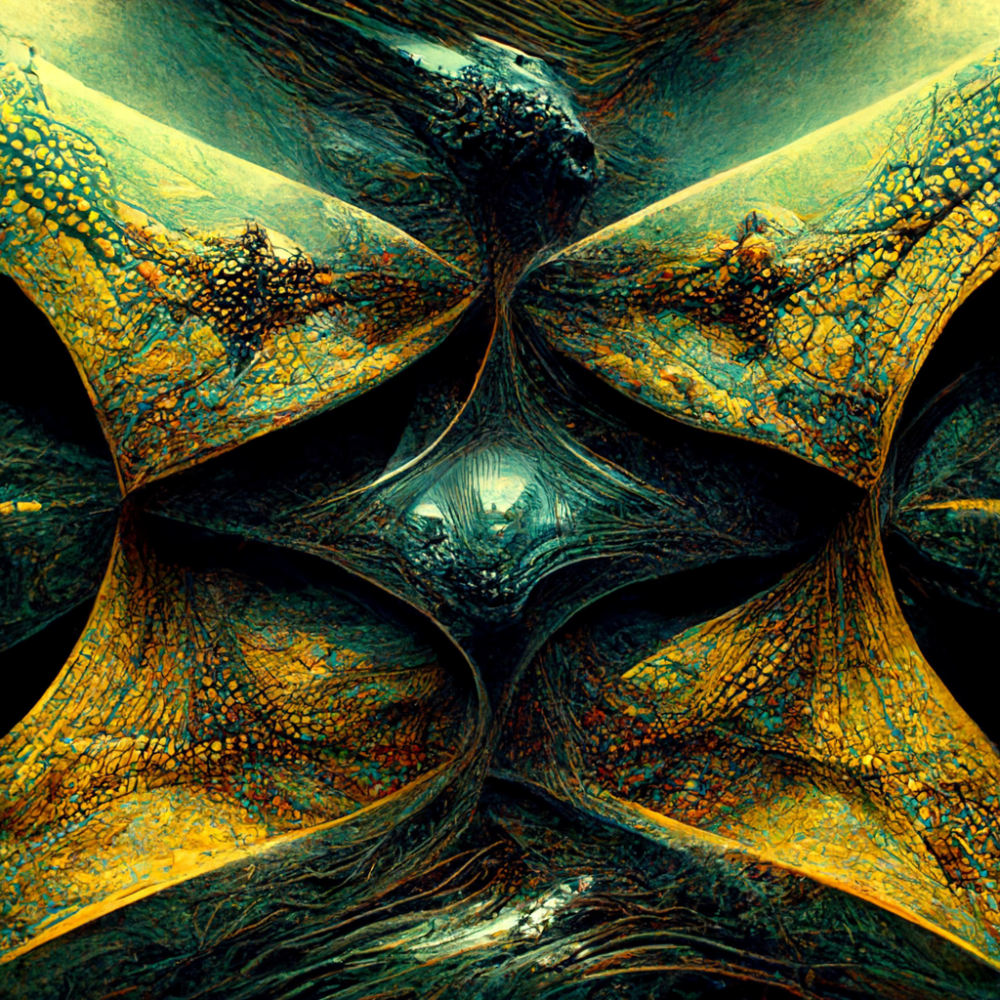 Tessellated Intricate Interweaving Detailed Splash Co2