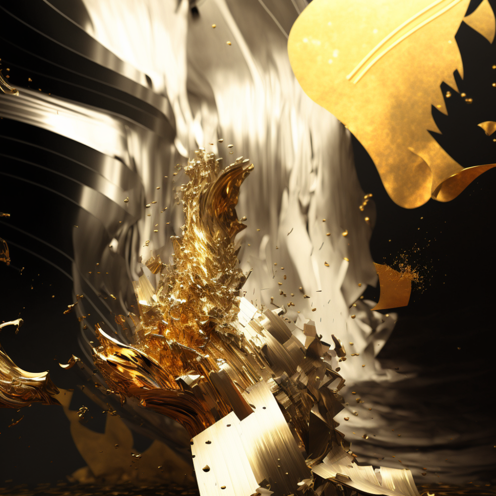Collage Awesome Gold Splash Silver Splash Tonalist 8k6
