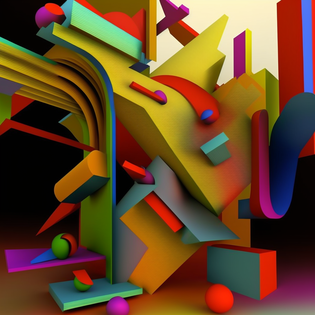 revelational art ray_traced_abstraction_deep_dof_background_isometric_3