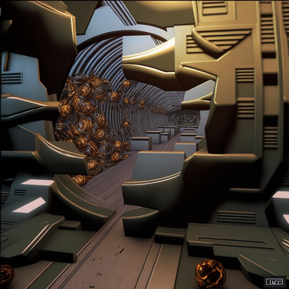 Ray Traced Cg Station2