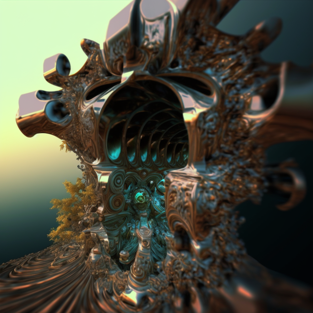Ray Traced Volumetric Rendered Art6
