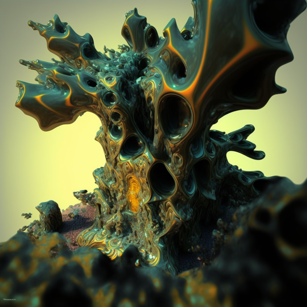 Ray Traced Volumetric Rendered Art8