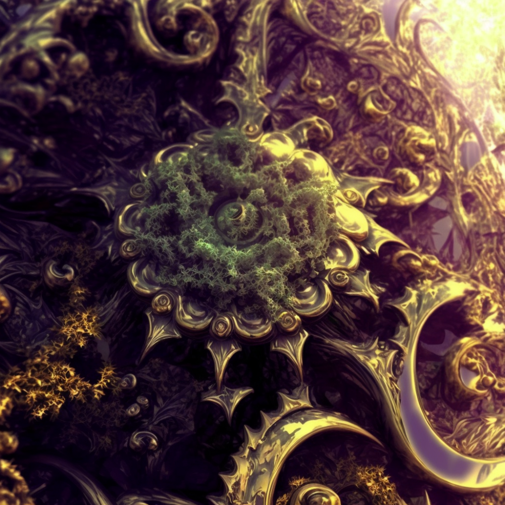 Elegant Dynamic Rococo Ray Traced 3