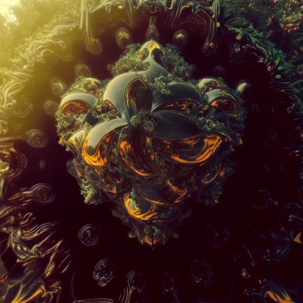 Ray Traced Volumetric Rendered Art1