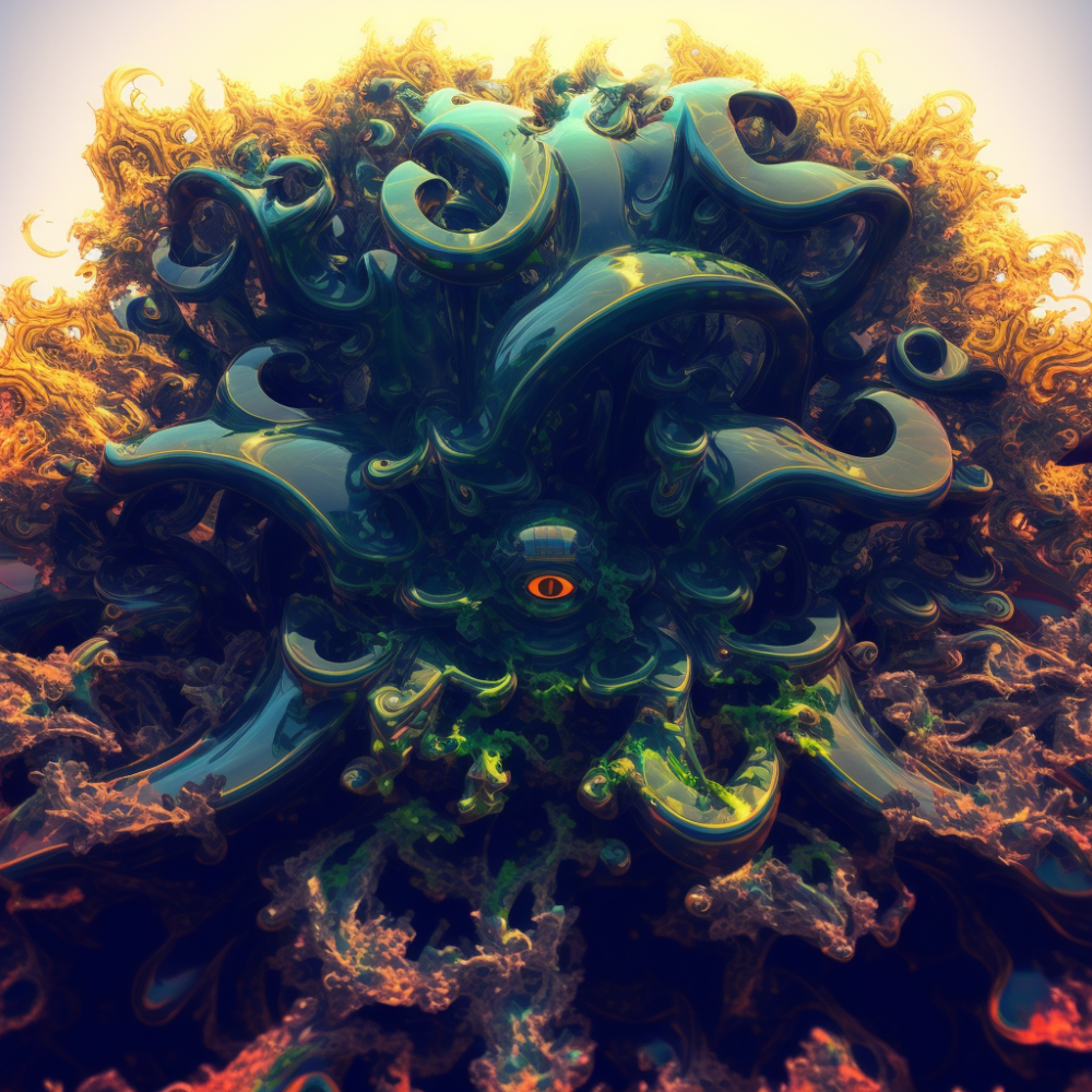 Ray Traced Volumetric Rendered Art4