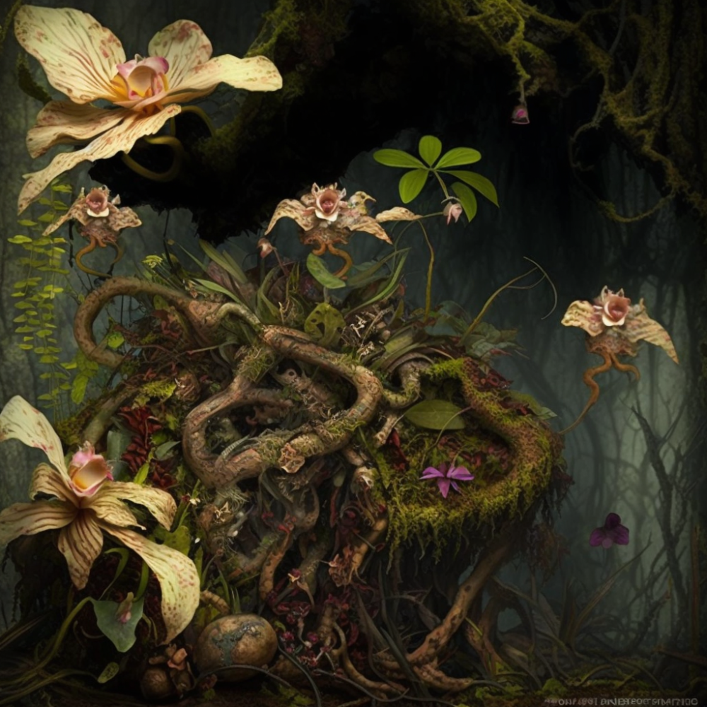 Orchids Vines Herbs Flowers Mushrooms Lichen Mycelium1