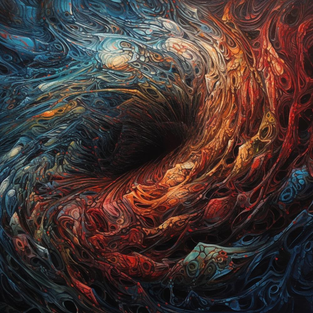 Impossible Painting Dry Brush Acrylic Abstract Convol8