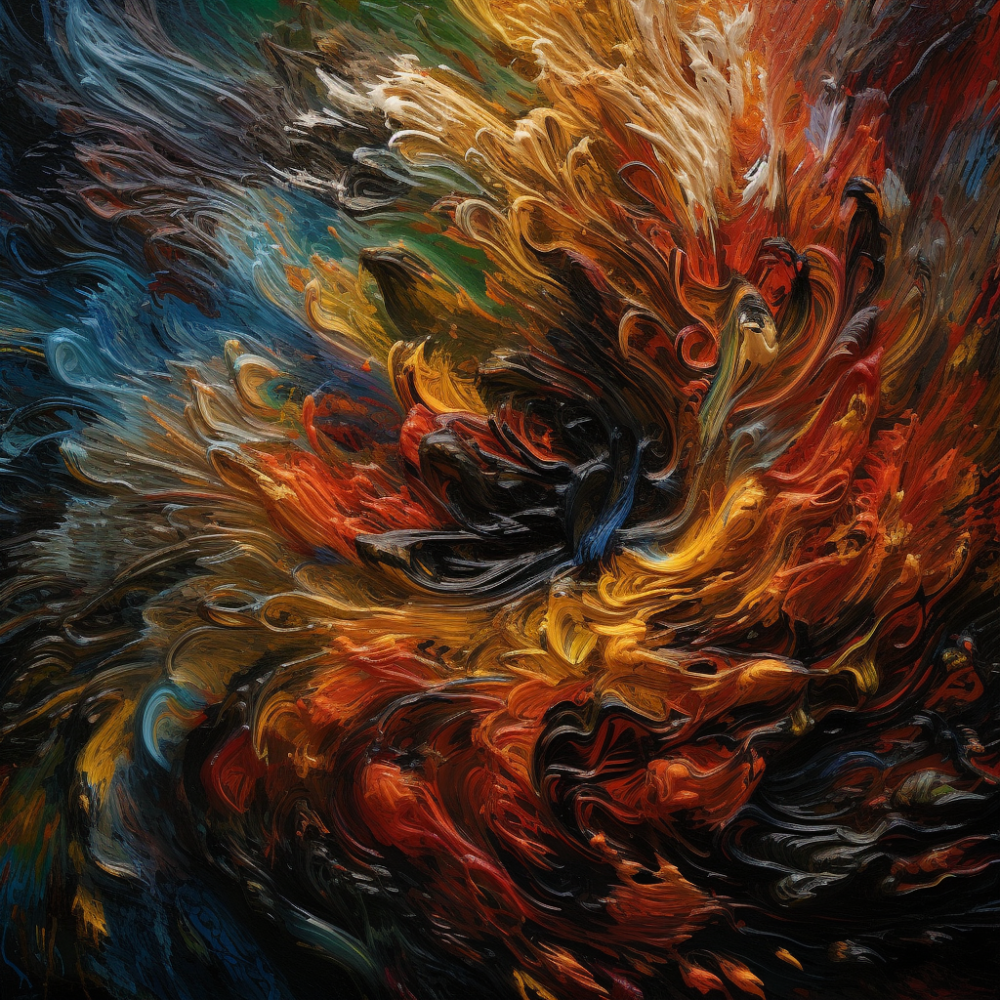 Impossible Painting Dry Brush Oil Abstract Convolutio12