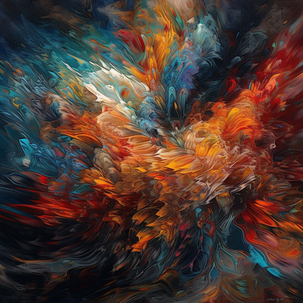 Impossible Painting Dry Brush Oil Abstract Convolutio13