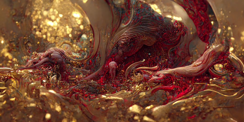 Abstract Landscape Grow Explode Morph 21