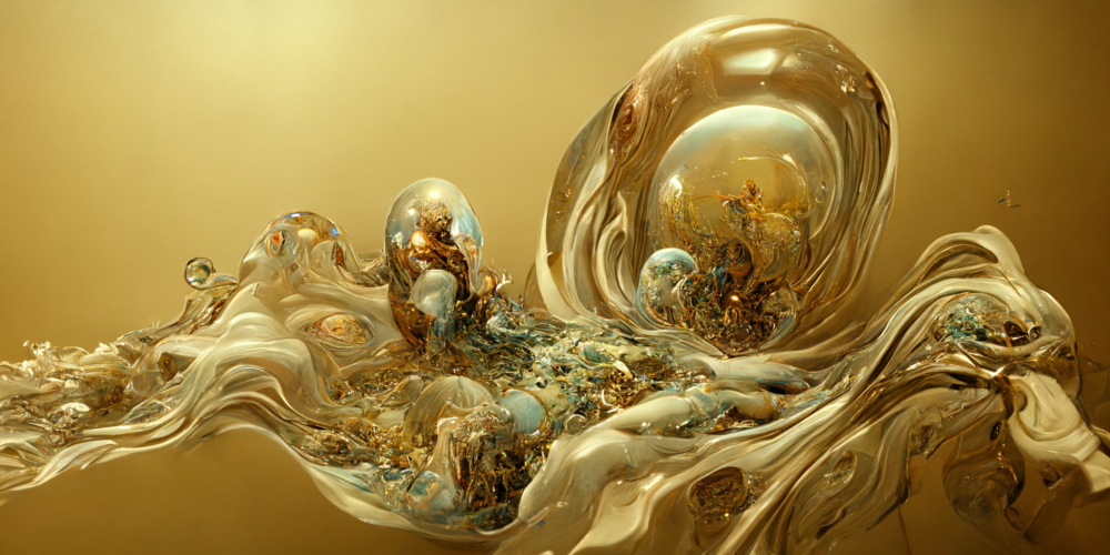 Abstract Landscape Grow Explode Morph 3