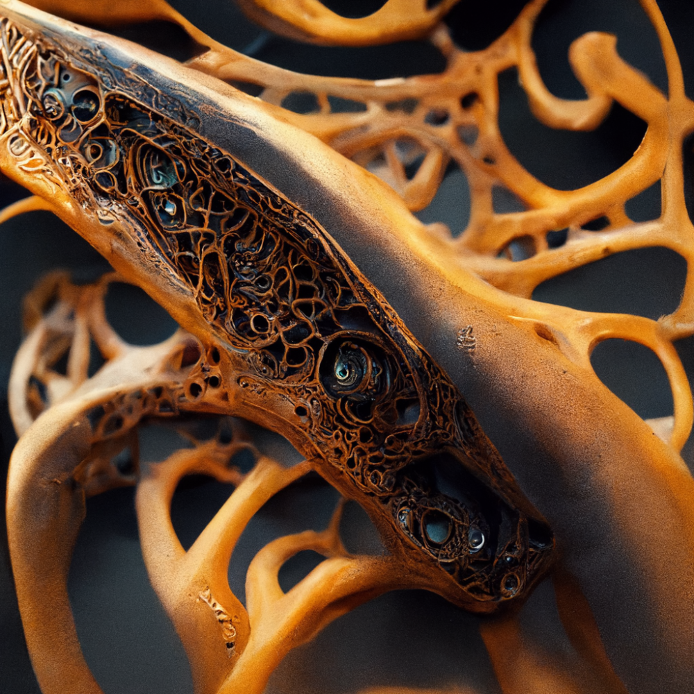 Abstractions Filigree Metals Bone Marble 3