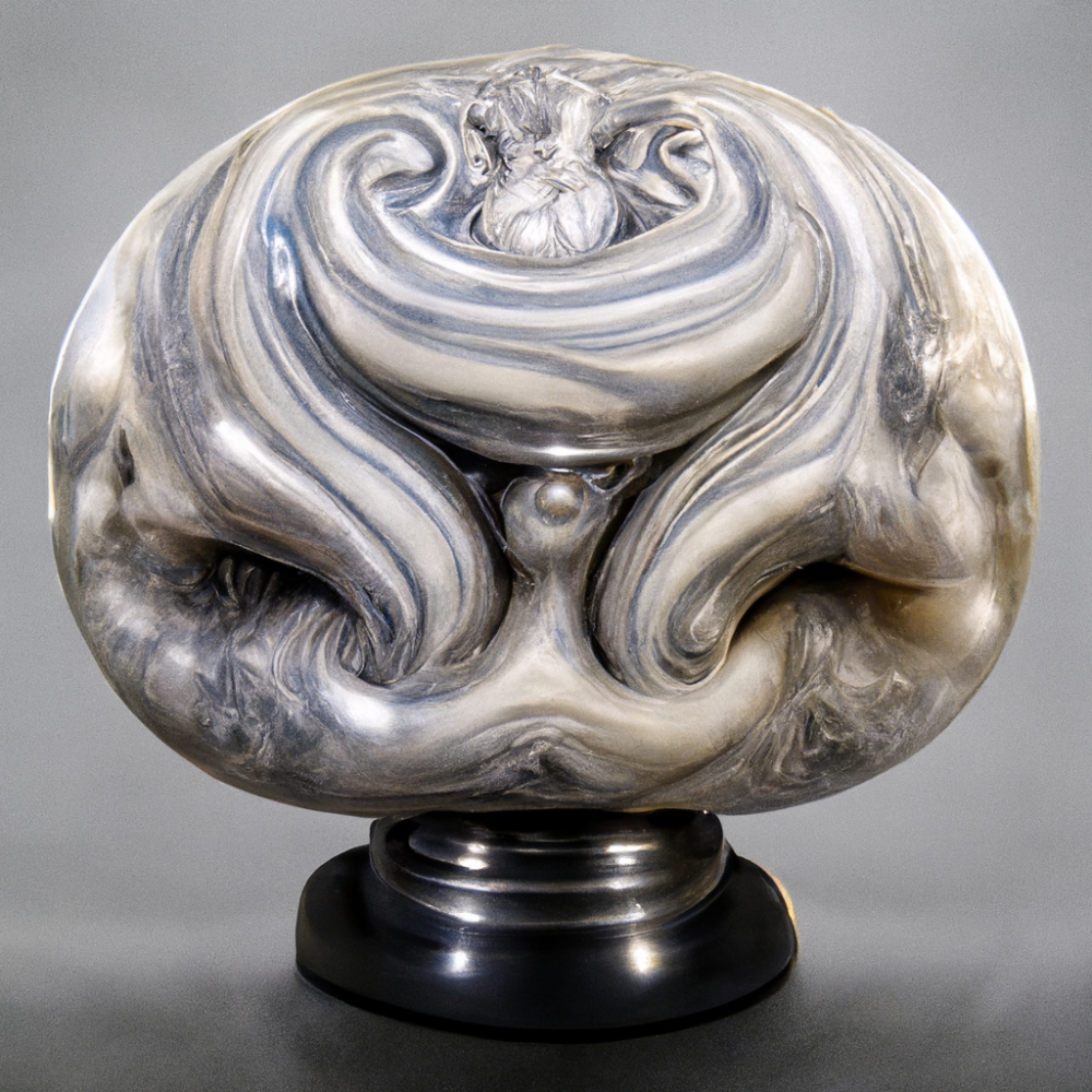 Crystal Marble Bone Abstracts Sculptures 16
