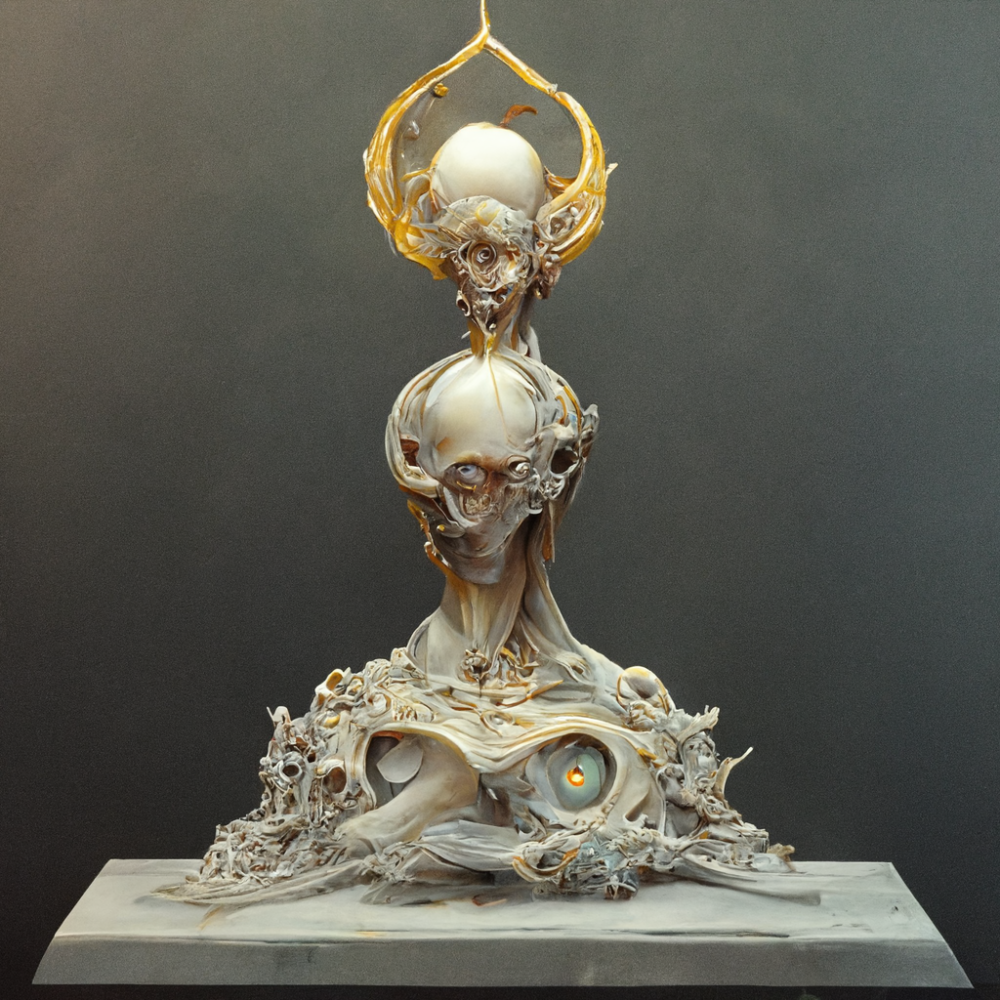 Crystal Marble Bone Abstracts Sculptures 17
