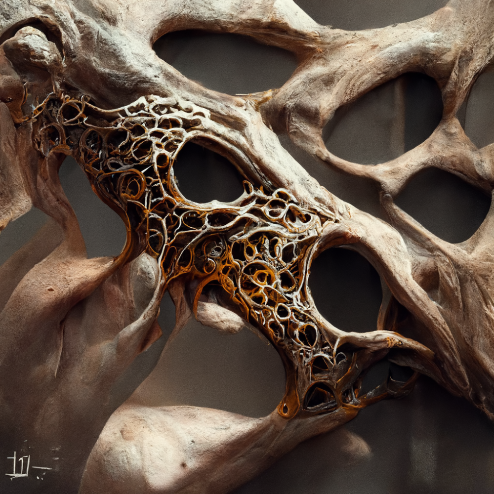 Crystal Marble Bone Abstracts Sculptures 7