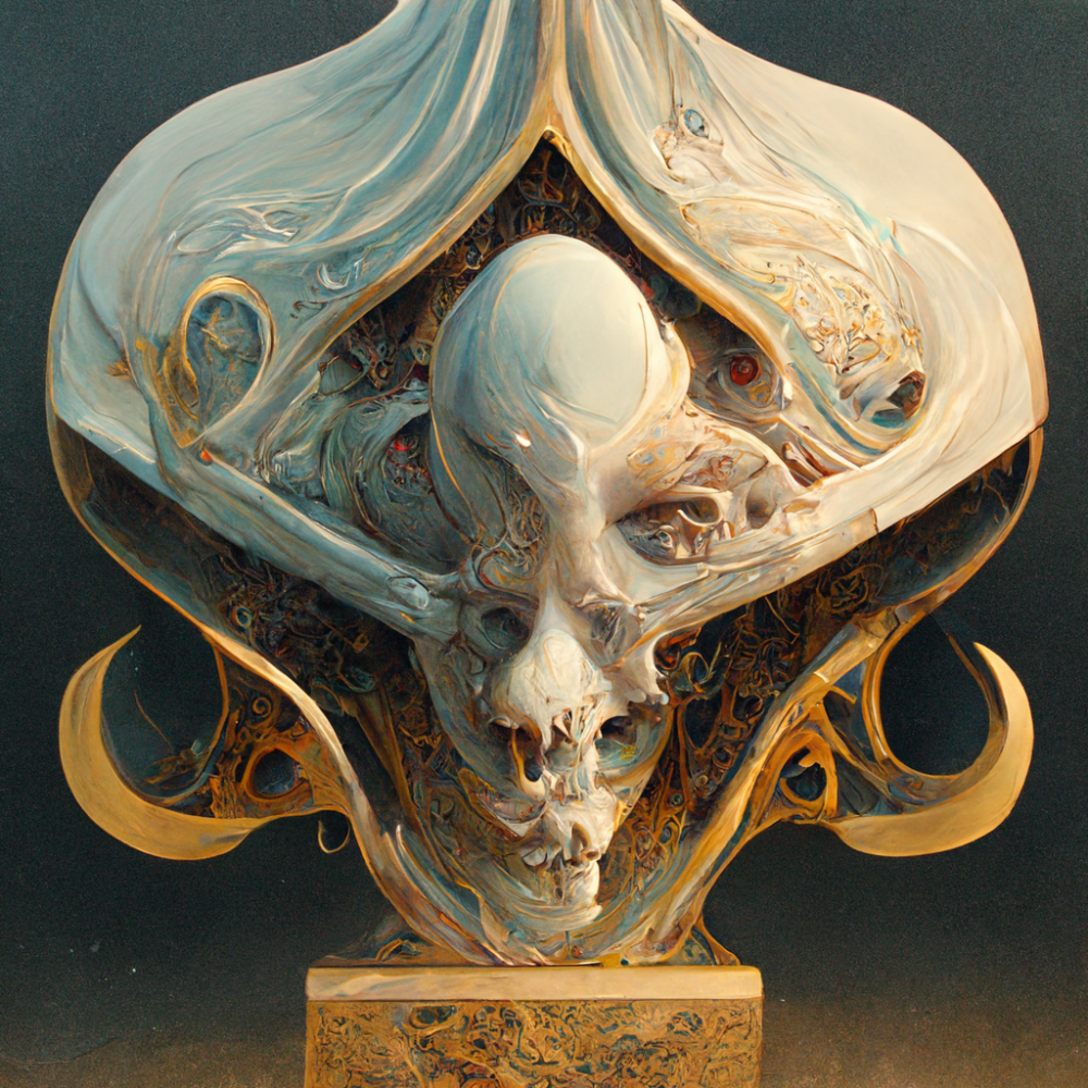 Crystal Marble Bone Abstracts Sculptures 8
