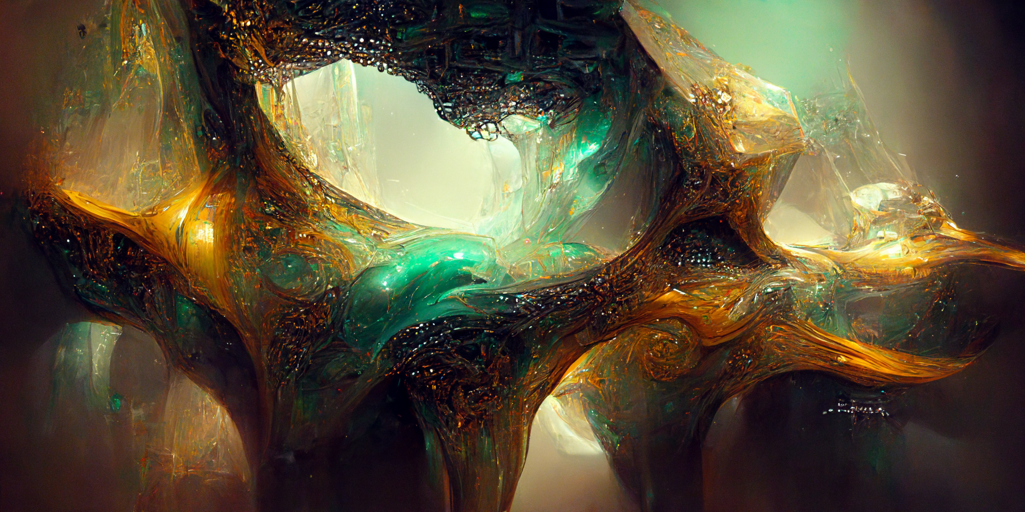 revelational art Crystalline Abstract Landscapes 12