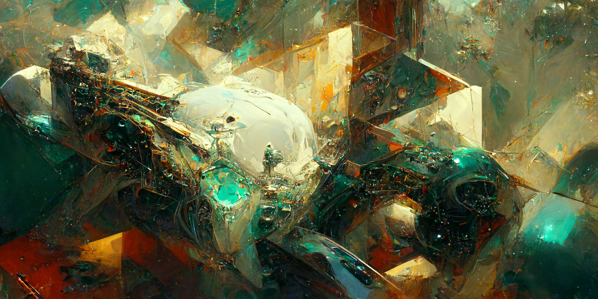 revelational art Crystalline Abstract Landscapes 19