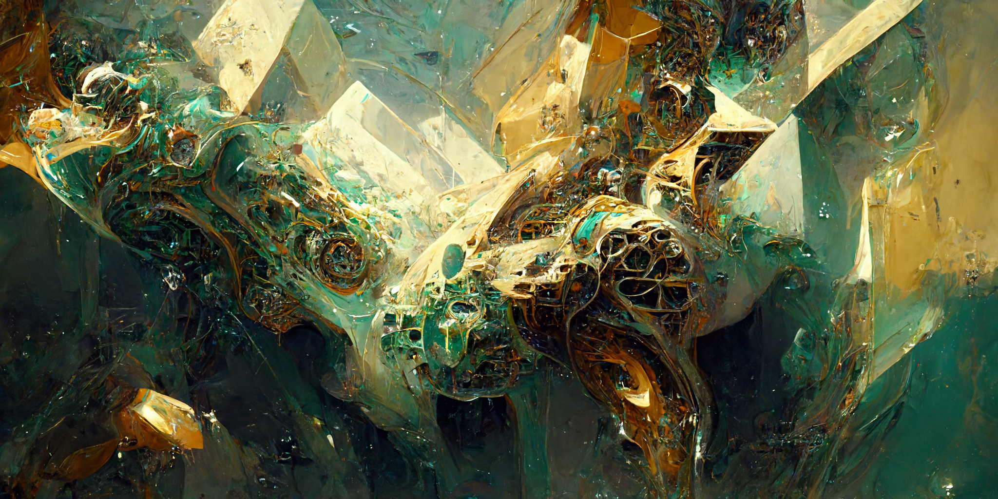 revelational art Crystalline Abstract Landscapes 27