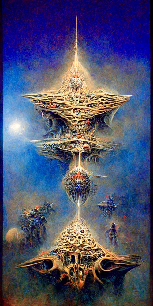 Filigree Sci Fi Space 13
