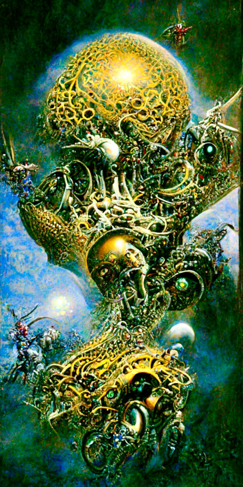 Filigree Sci Fi Space 5