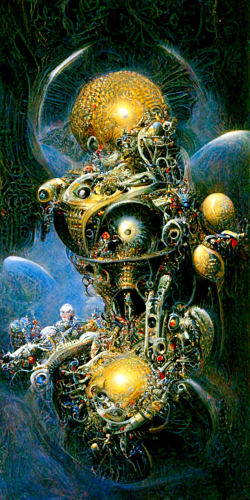 Filigree Sci Fi Space 8