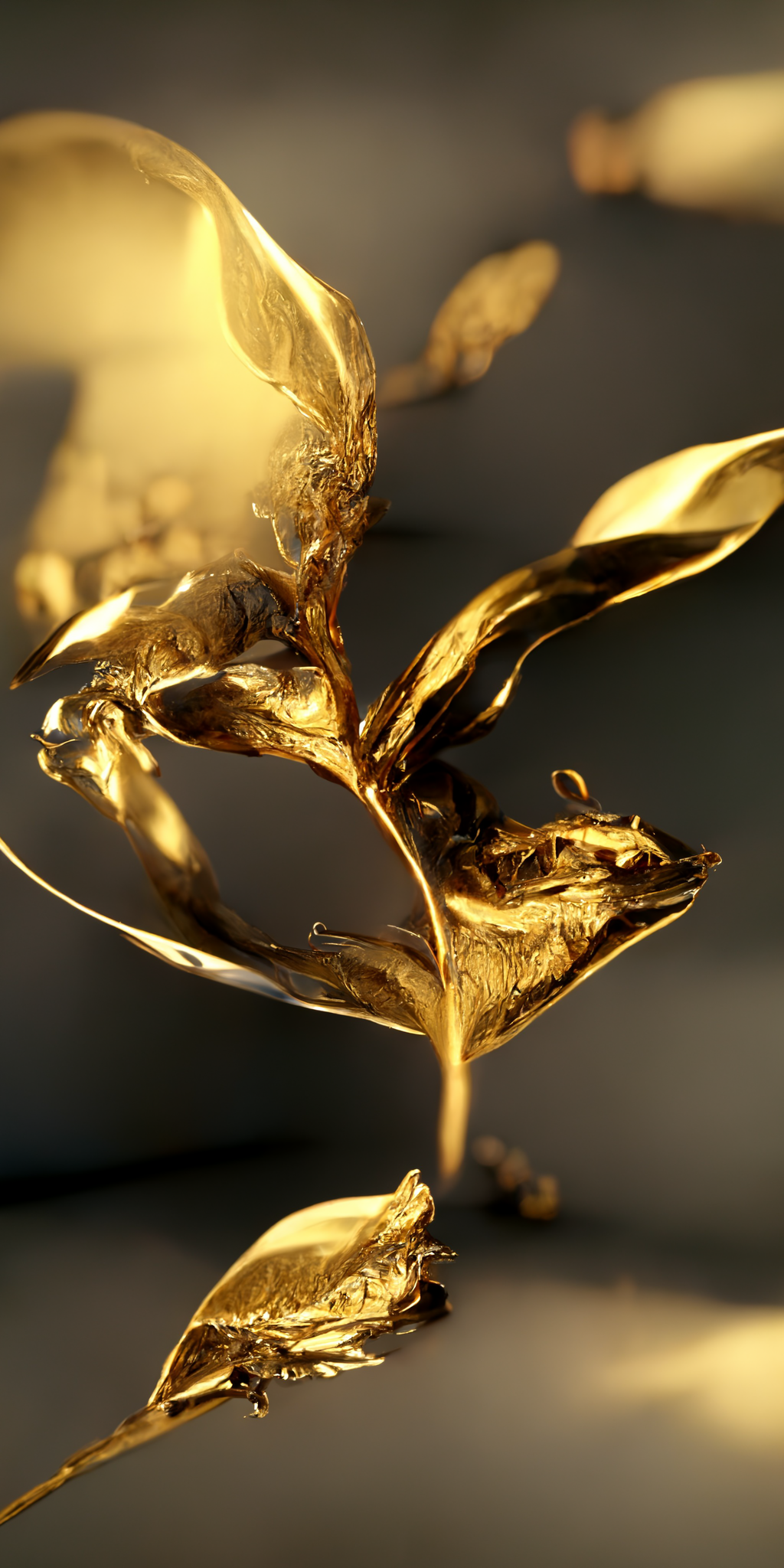 revelational art Gold Leaf Abstractions