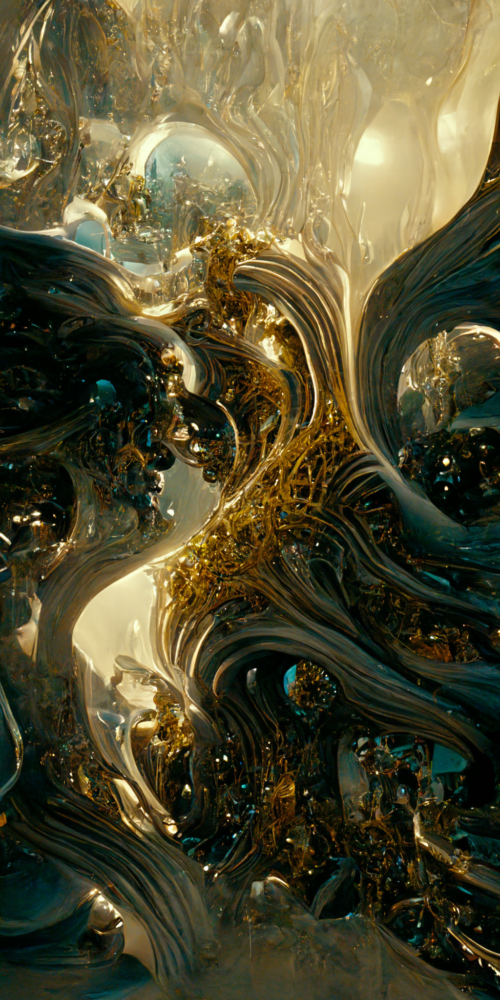 Portrait Ruby Onyx Space Scapes Exploded