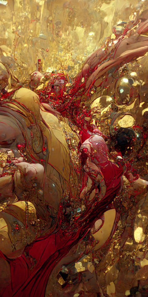 Portrait Ruby Onyx Space Scapes Exploded 63