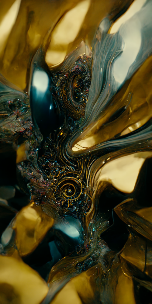 Portrait Ruby Onyx Space Scapes Exploded 67