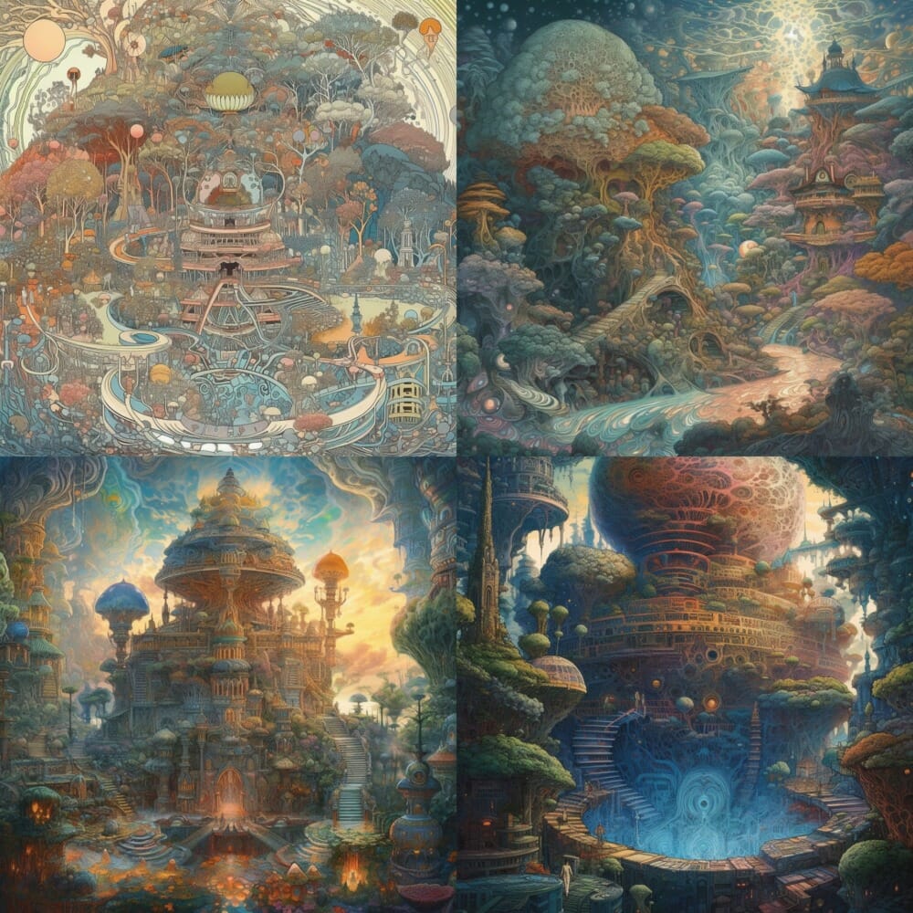 AI Dreaming - ChatGPT Masterpiece 4 set