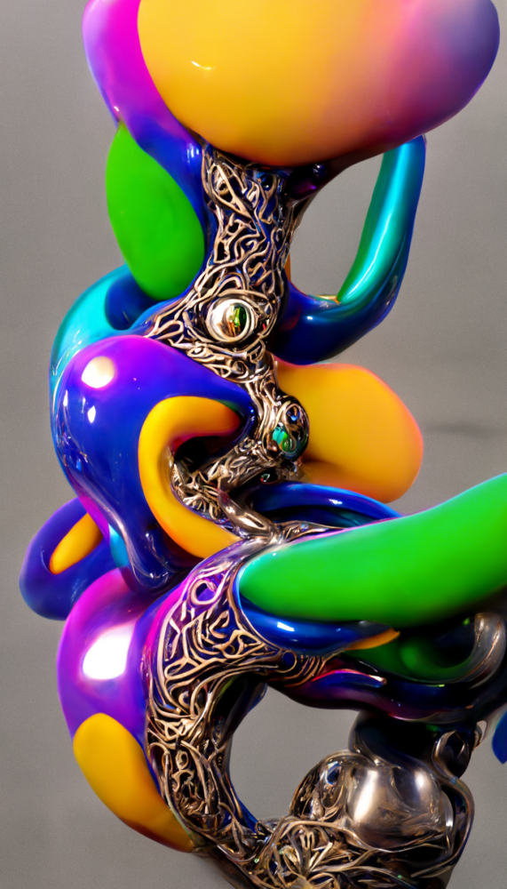 Vertical Glass Sculptures 6